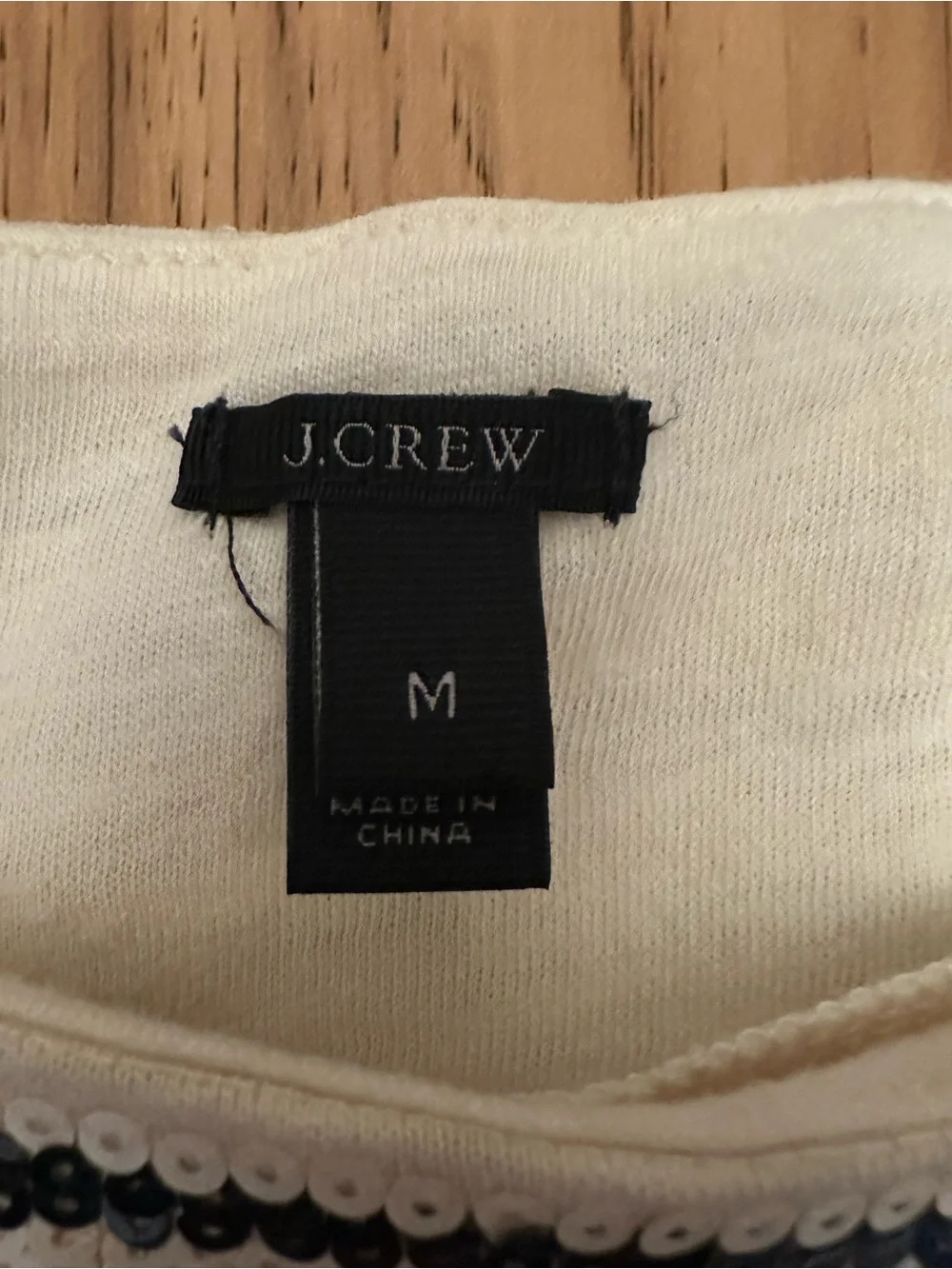J. Crew Black & White Striped Short-Sleeve Top